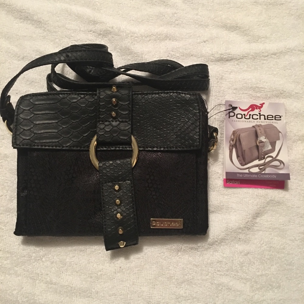 host pick!!! 🎉🎉NWT Black Pouchee Purse